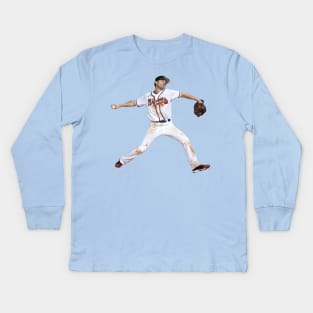 Jon Ossoff at the Congressional Baseball Game Kids Long Sleeve T-Shirt